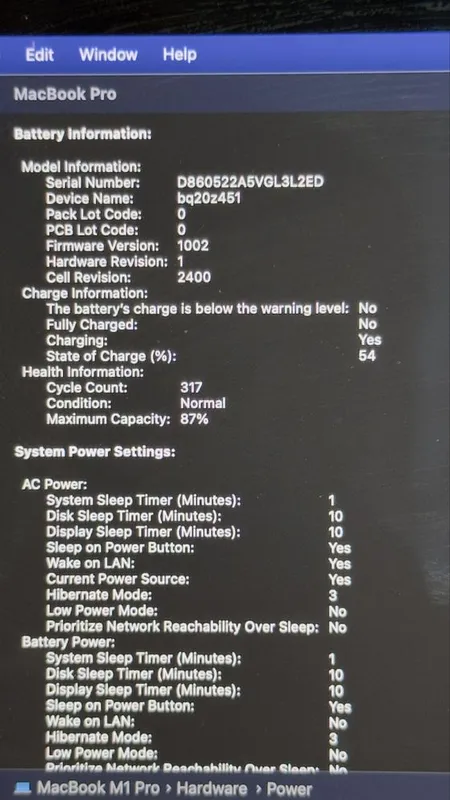 Macbook M1pro sotiladi 630$ 3