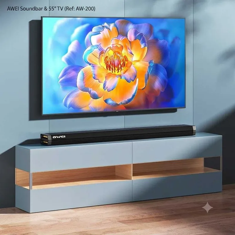Ваш личный домашний кинотеатр - Саундбар Awei Y990 (100W) 1 Ваш личный домашний кинотеатр - Саундбар Awei Y990 (100W) 1