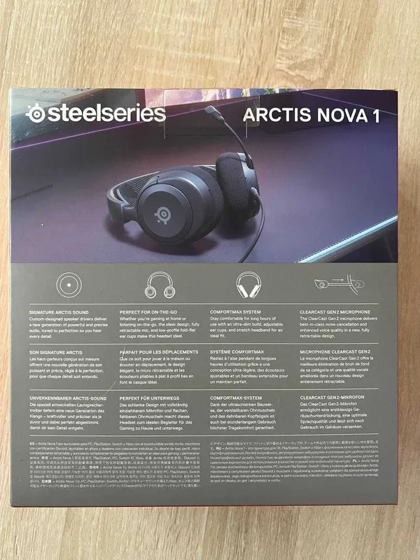 SteelSeries Arctis Nova 1 Black 3 шт — фото 2