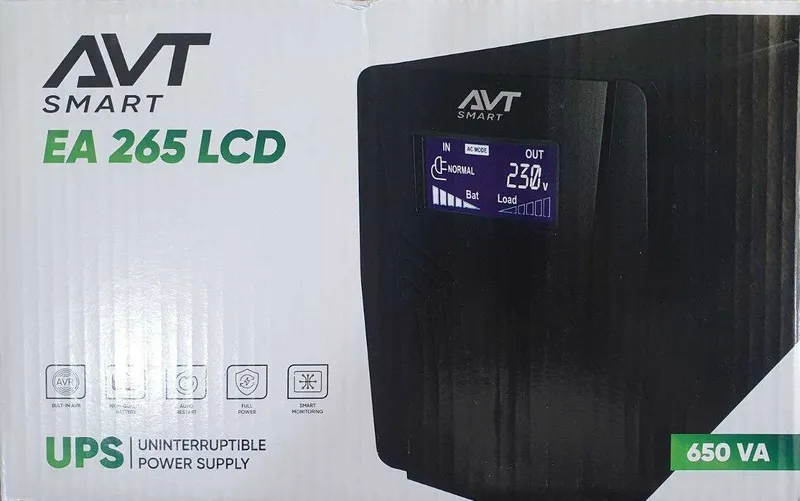 UPS. AVT SMART-650 LCD AVR (EA265) mavjud 3