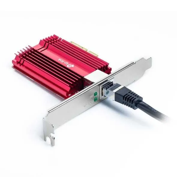 Сетевой адаптер PCI Express 10 Гбит/с Tp Link TX401 2 Сетевой адаптер PCI Express 10 Гбит/с Tp Link TX401 2
