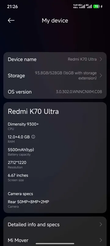 Redmi k70 ultra s — фото 6