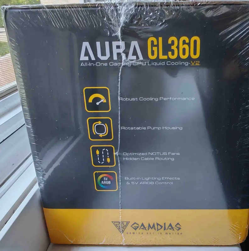 Жидкостное охлаждение процессора GAMDIAS Aura GLV2 360 8 Жидкостное охлаждение процессора GAMDIAS Aura GLV2 360 8