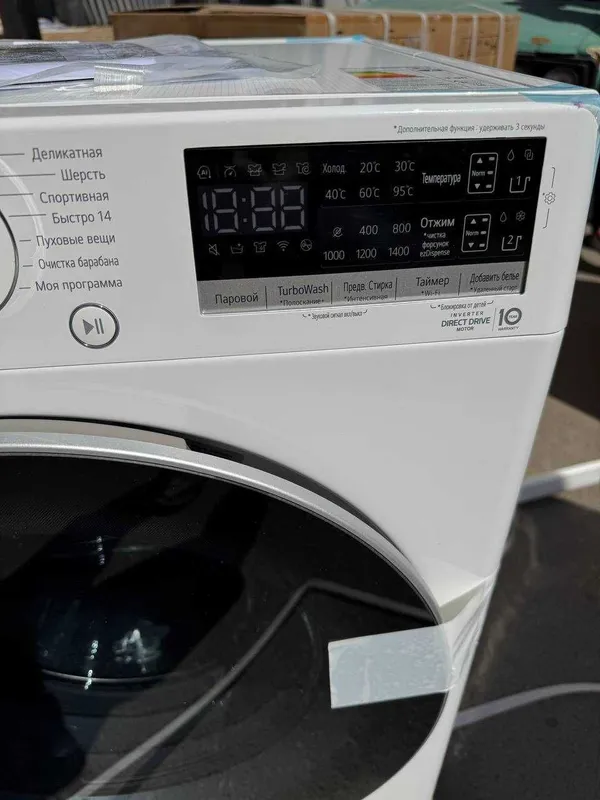 Стиральная машина LG 11 кг TW4V7EB1W AI DD TurboWash ThinQ ezDispense — фото 4