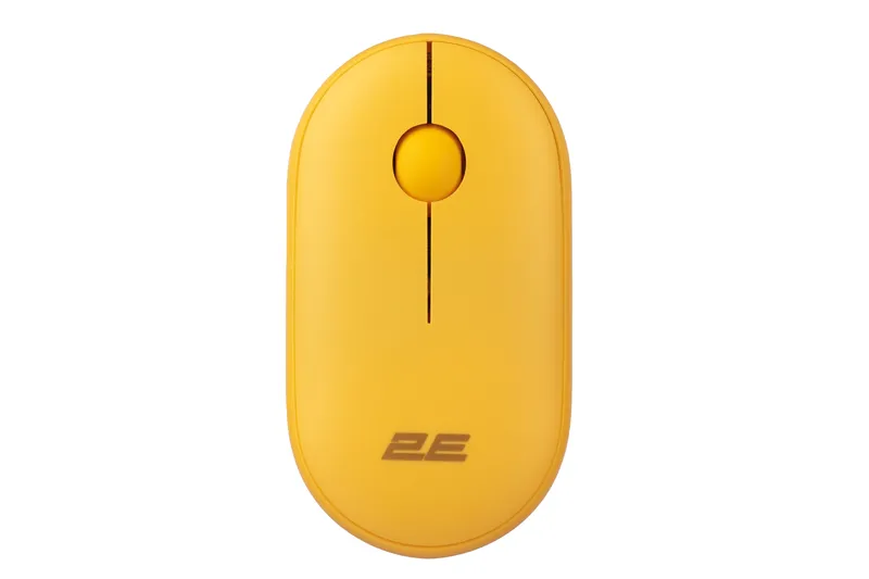 2E MF300 Silent, WL/BT, жёлтый Беспроводная мышка