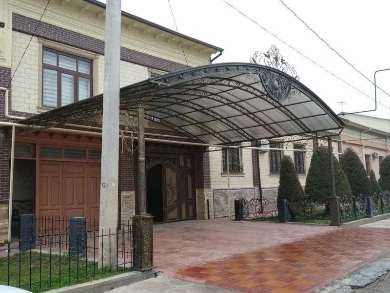 Навес для авто, Ворота, Заборы, Перила Хай-тек 2