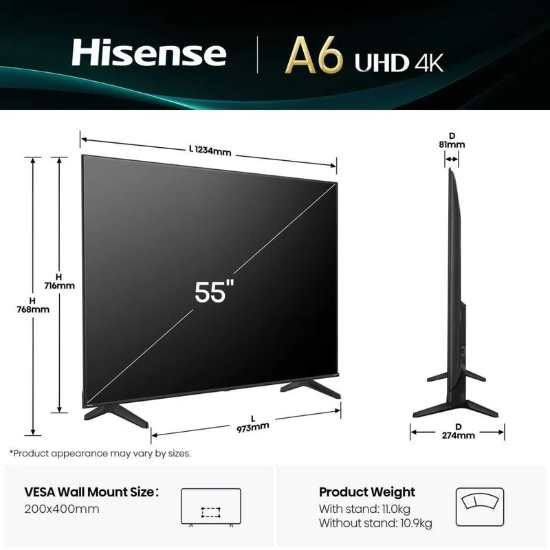 Hisense 65″ E7Q* Премиум QLED 4K Smart TV Бесплатная Доставка 24/7 — фото 3