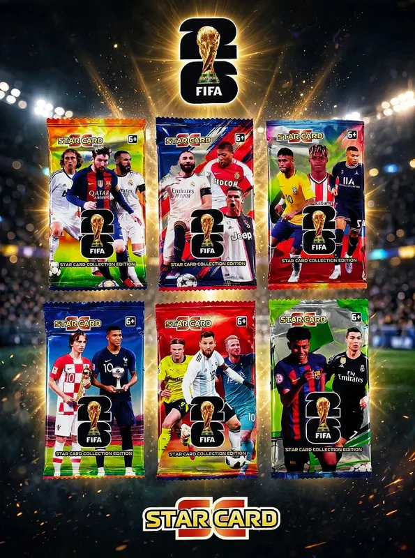 Коллекционные Футбольные Карточки FIFA World Cup 2026. 2 Коллекционные Футбольные Карточки FIFA World Cup 2026. 2