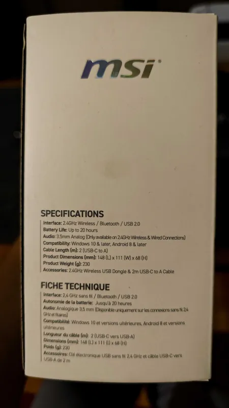 НОВЫЕ! Продам игровые Геймпад MSI Force GC300 W WIRELESS — фото 5