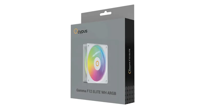\ Вентилятор для корпуса Ocypus Gamma F12 Elite WH ARGB 2 \ Вентилятор для корпуса Ocypus Gamma F12 Elite WH ARGB 2