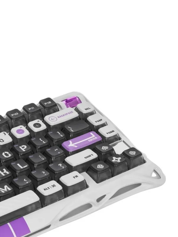 Игровая клавиатура Gravastar Mercury V75, магнитные переключатели, 80 клавиш, RGB подсветка, серый — фото 5