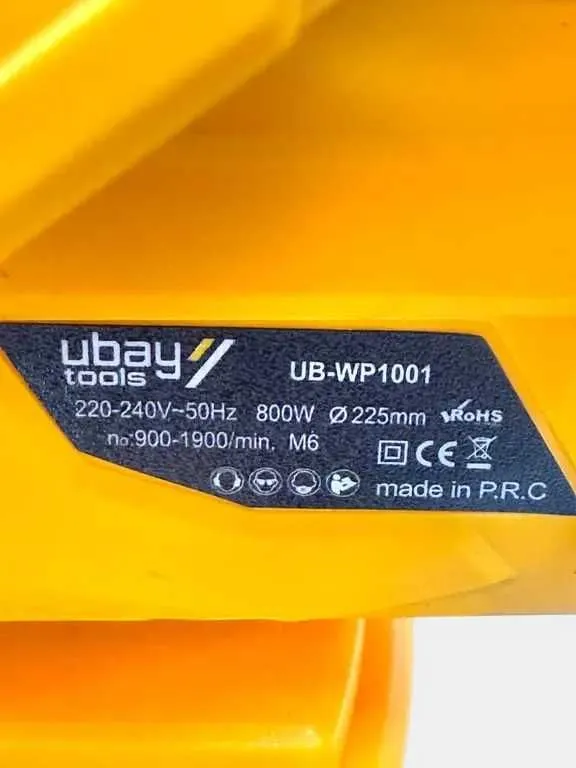 Ubay UB-WP1001 devor va shiftlarni silliqlash mashinasi — фото 4