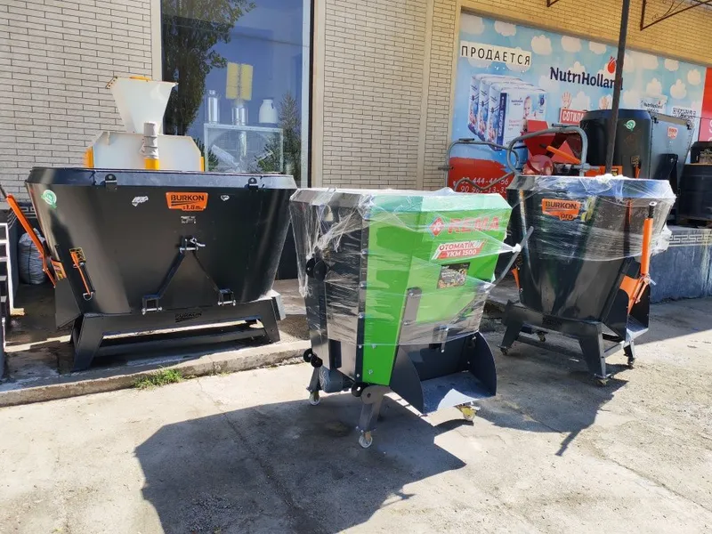 Электричесский Кормораздатчик смеситель BURKON PRO 1 m³(про-во Турция) — фото 2