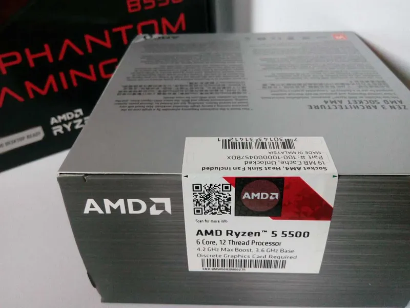 Комплект материнская плата+ процессор AMD Ryzen 5 5500 8 Комплект материнская плата+ процессор AMD Ryzen 5 5500 8