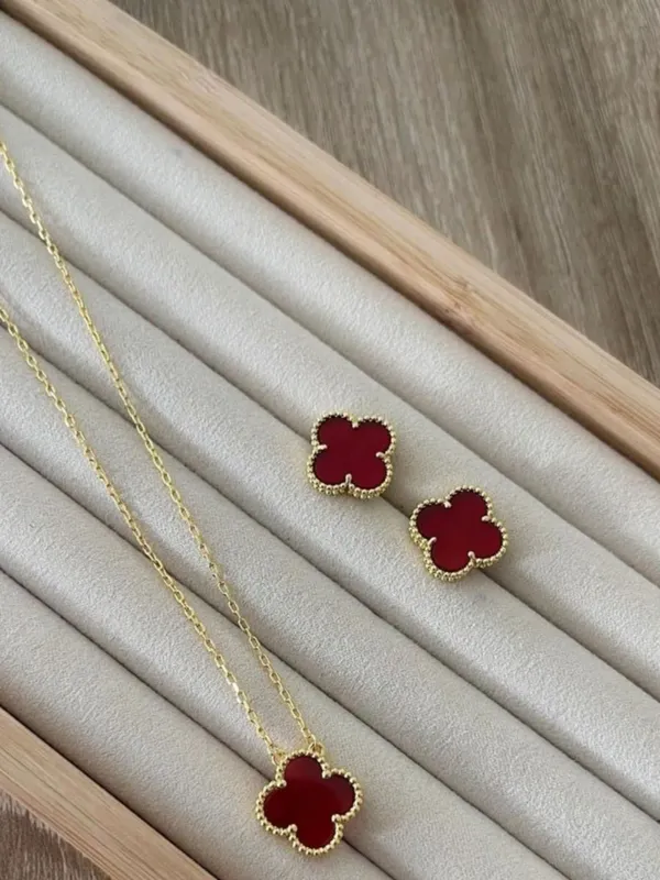 Женская цепочка в стиле Van Cleef (нержавеющая сталь) — фото 2