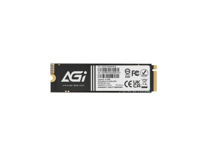 | SSD AGI 512GB NVMe Gen4x4 M.2 — фото 1 | SSD AGI 512GB NVMe Gen4x4 M.2 — фото 1