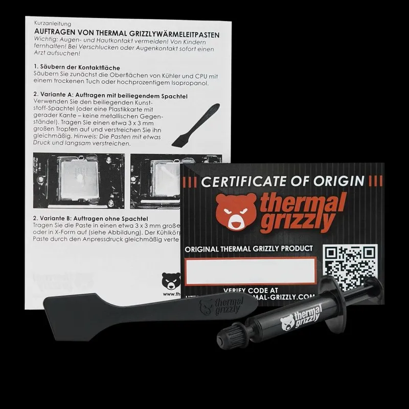 Thermal Grizzly Kryonaut 1g termopastasi 2