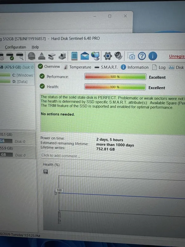 Dell core3-100U 8/512 15.6 FHD Ips 120Hz 4