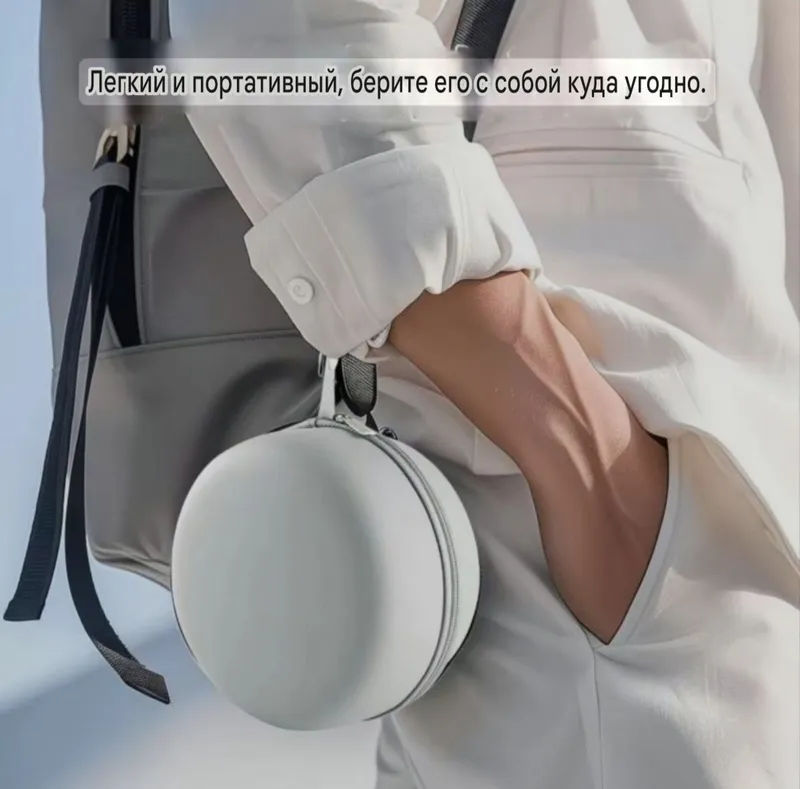 Подушка для путешествий в самолёте в автомобиле на шею с чехлом — фото 5