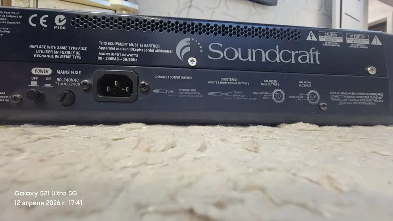 “Soundcraft MFX8/2 original mikser sotiladi” — фото 3
