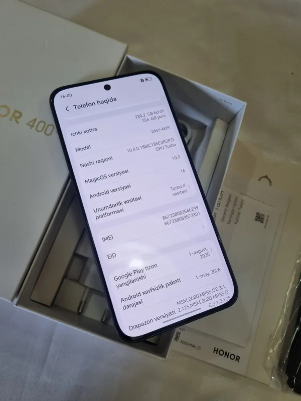 Honor 400 5g 8/256gb 2