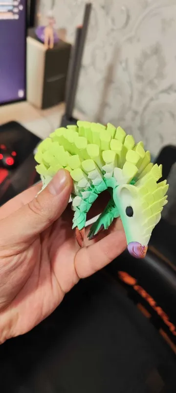 Флекси-игрушка, панголин, 3d-печать