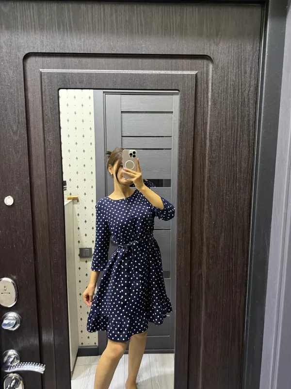 Платье в горошек — фото 1