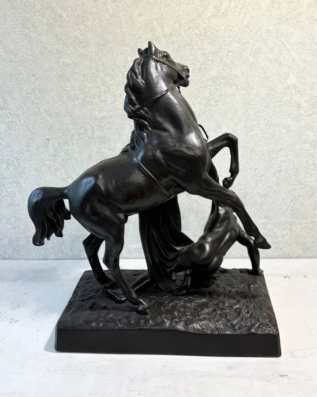 Конь с упавшим всадником/Касли 1958 г 3