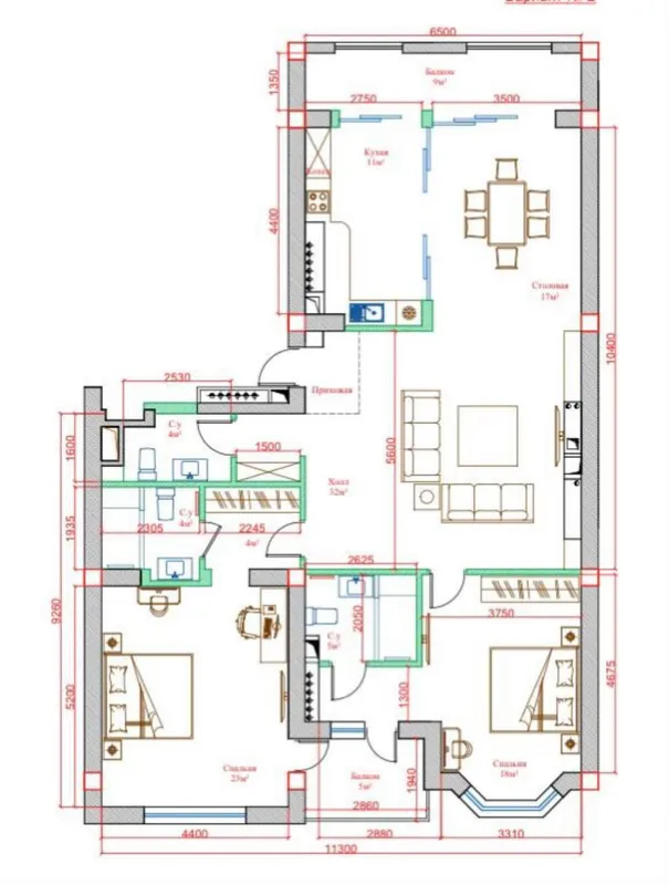 Продажа 4-комн. кв. 140 м², Яшнабадский · ID 7145 3