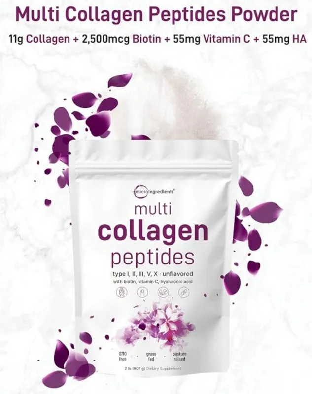 Multi Collagen Peptides, kollagen коллаген, 907 gr 4 Multi Collagen Peptides, kollagen коллаген, 907 gr 4