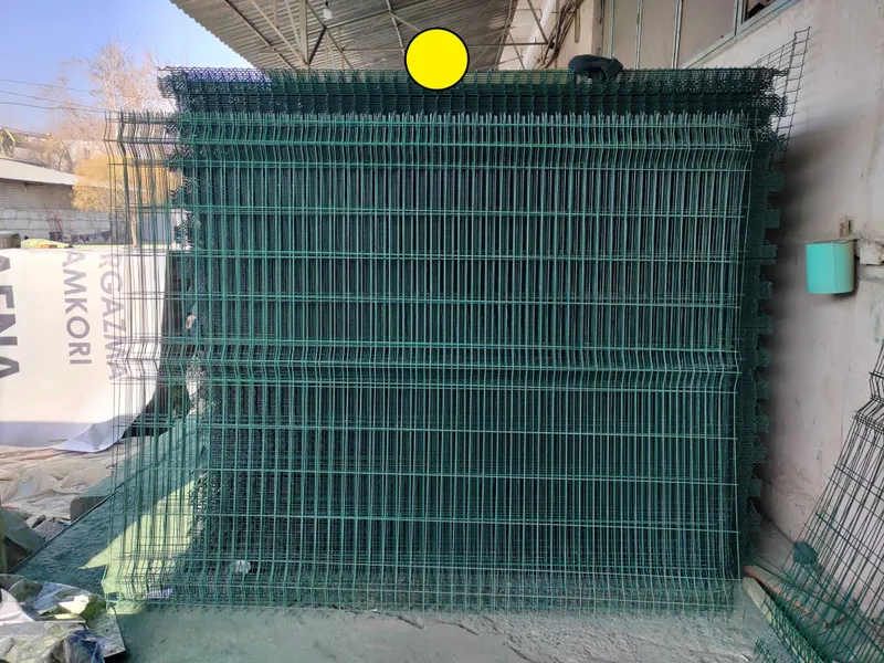 Evrozabor 3D setka panel 3mm/3.8mm polimer qoplama ishlab chiqaruvchi — фото 1