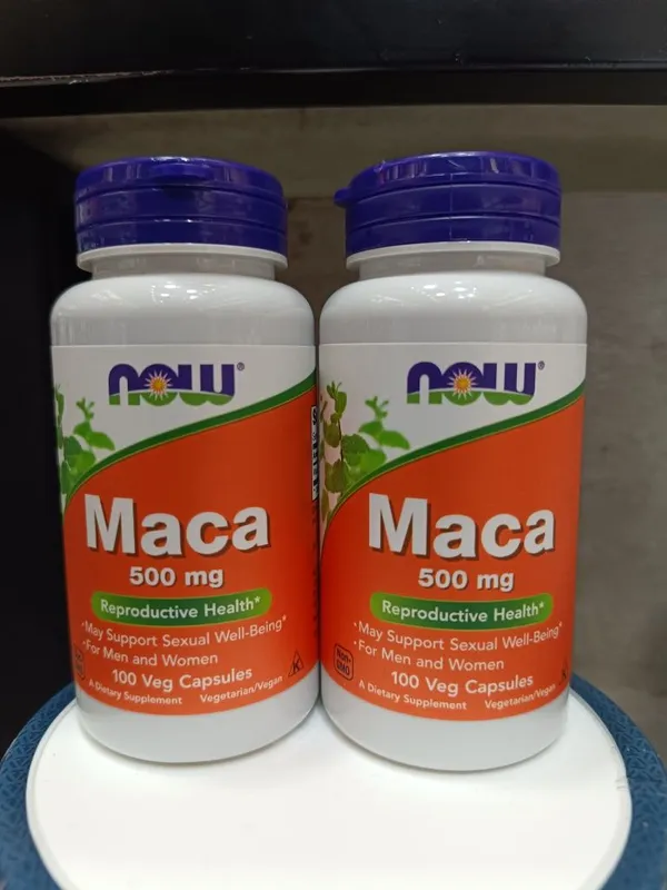 Now maca 500 mg 100 veg capsules