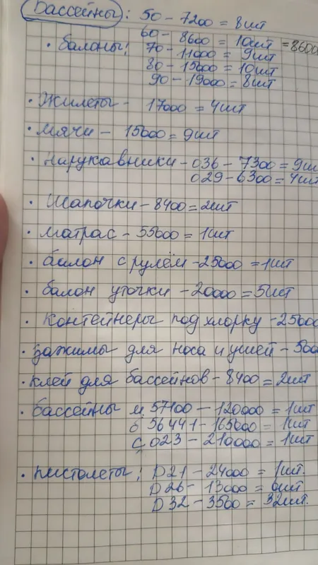 Бассейн, балоны, жилеты, нарукавники (оптовая цена) 2 Бассейн, балоны, жилеты, нарукавники (оптовая цена) 2
