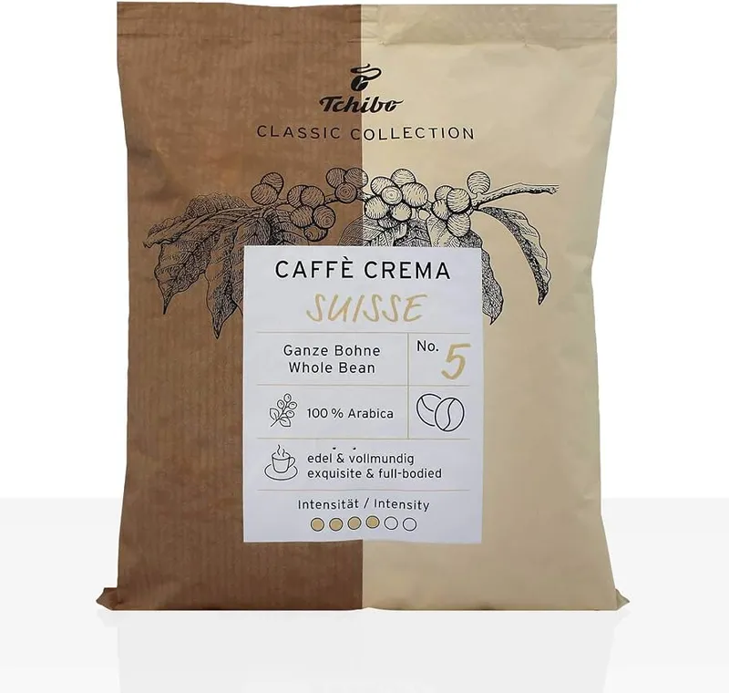 Tchibo Caffe Crema Suisse donli qahva 500 g 1 Tchibo Caffe Crema Suisse donli qahva 500 g 1