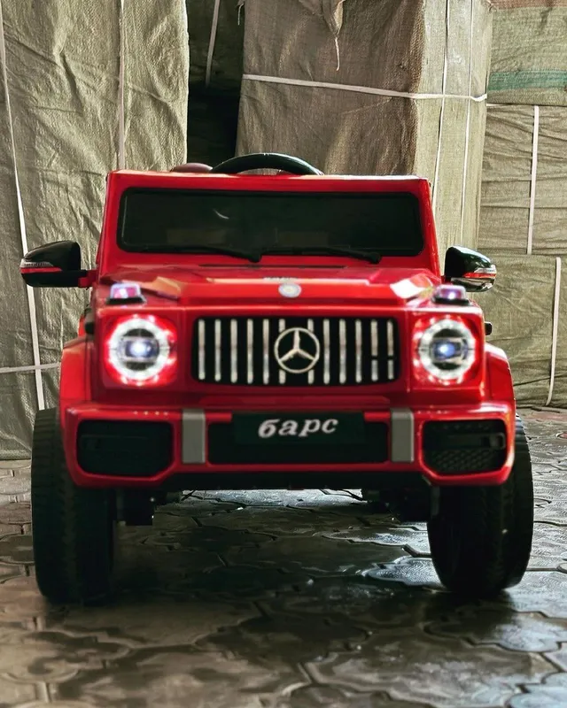 Mercedes Benz Гелик детская машина с пультом, электромобиль 1