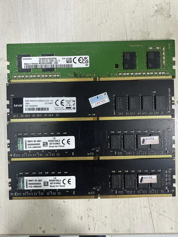 DDR 4 8gb 3200MHz компьютерные — фото 1 DDR 4 8gb 3200MHz компьютерные — фото 1