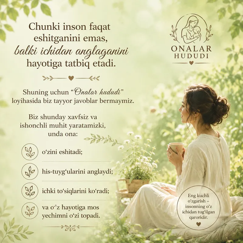"Onalar hududi" markazida barchasi onalar uchun 2