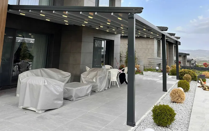 Motorli pergola tizimi. Автоматические тентовые перголы. (Турция) — фото 1