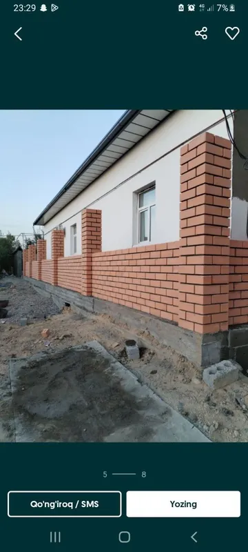 Кладка кирпича балконов балконга гишт терамиз — фото 2