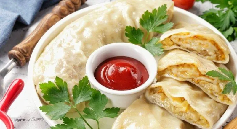 Uyģurcha manti, yupqa, qovurma chuchvaralar 6