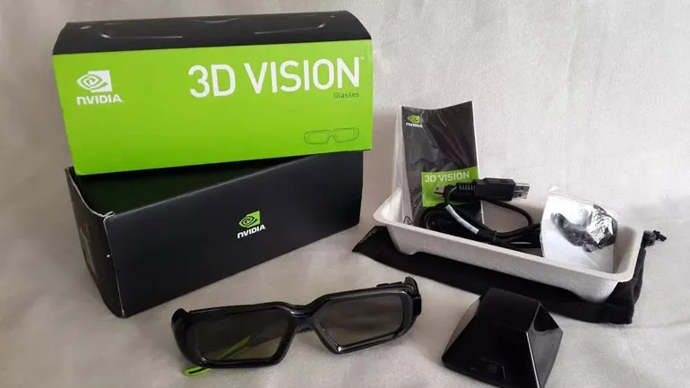 NVIDIA GeForce 3D Vision 3D-ko‘zoynaklari 2 NVIDIA GeForce 3D Vision 3D-ko‘zoynaklari 2