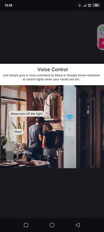 Выключатель двойной сенсорный wi-fi — фото 4
