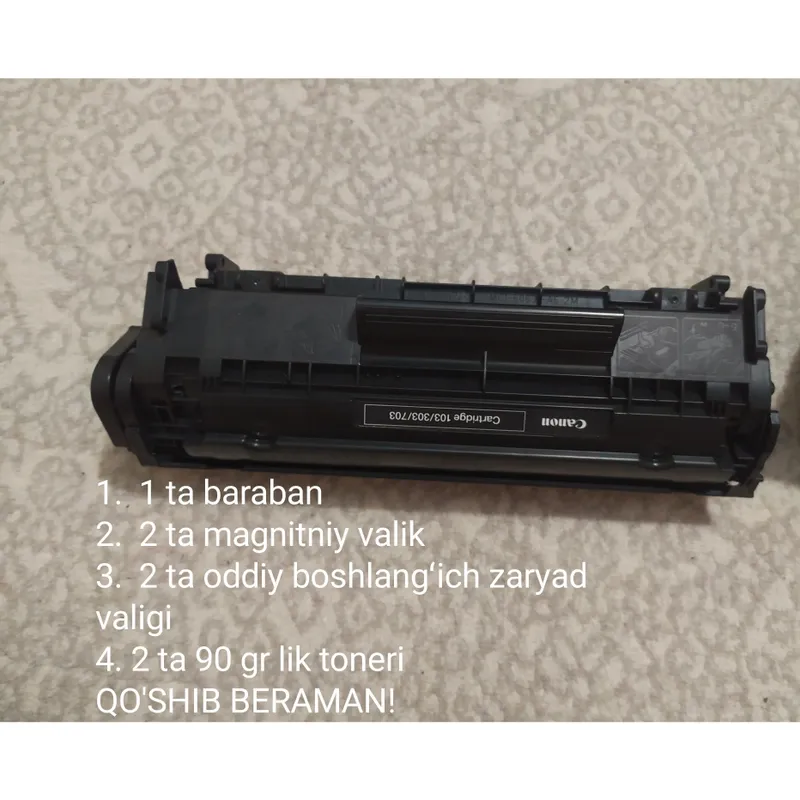 2900 printer kartridji ideal holatda radnoy printerni o'ziniki. To'liq