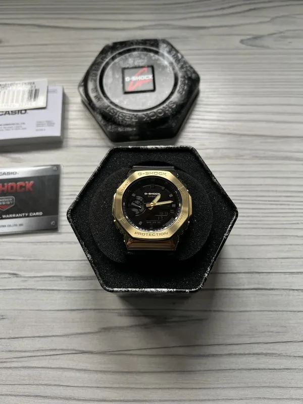 Часы Casio g-shock GM-2100G-1A9ER — фото 5