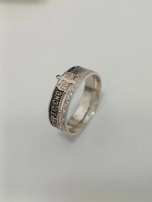 кольцо серебряное 925 проба 1