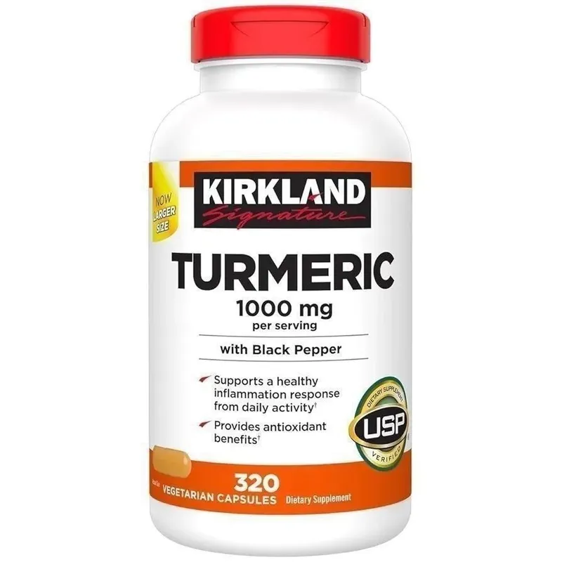 КУРКУМА Kirkland Signature TURMERIC , 320 капс