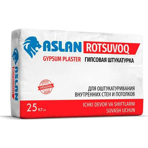 "ASLAN" Shpaklyovka,Kley,Gruntovka,Sement,Suvoq,Rotband,Saten Gips — фото 1