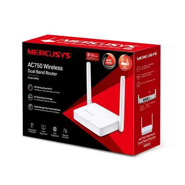 Mercusys MR20/25BE/27BE/47BE Двух диапазонный роутер +/ 2