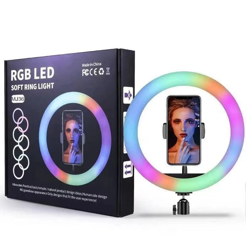 БЕПУЛ Доставка, подставка led селфи лампа MJ33/36/45 lampa ring light — фото 2
