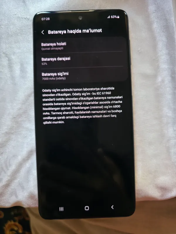 Telefon sotiladi Samsung M51 korobkasi bor